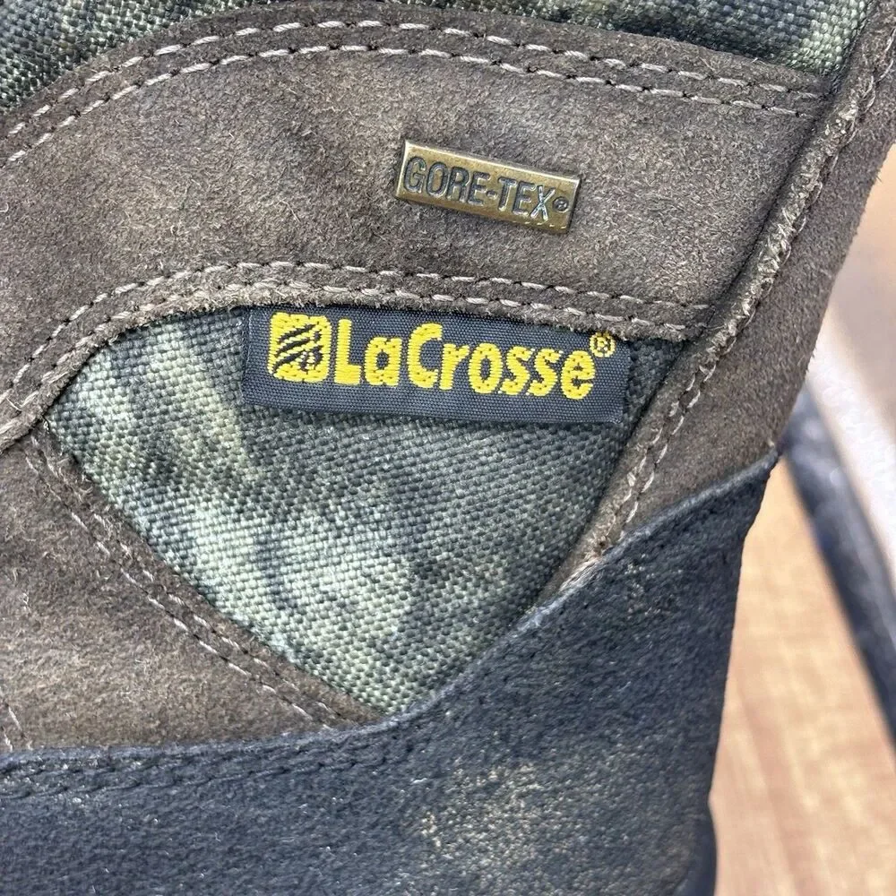 LaCrosse Genesys Camo Hunting Boots GORE-TEX Waterproof 500 G Thinsulate Size 9W